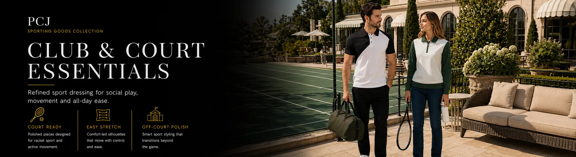SPORTING GOODS CLOTHING banner
